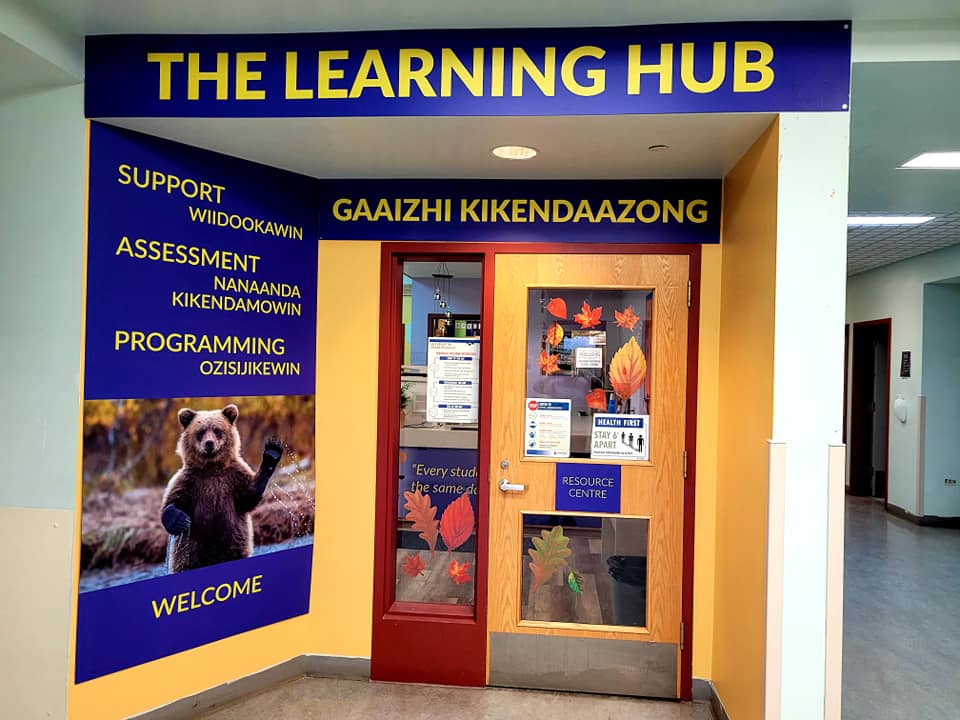 Sakatcheway Anishinabe Elementary School Resource Centre Exterior